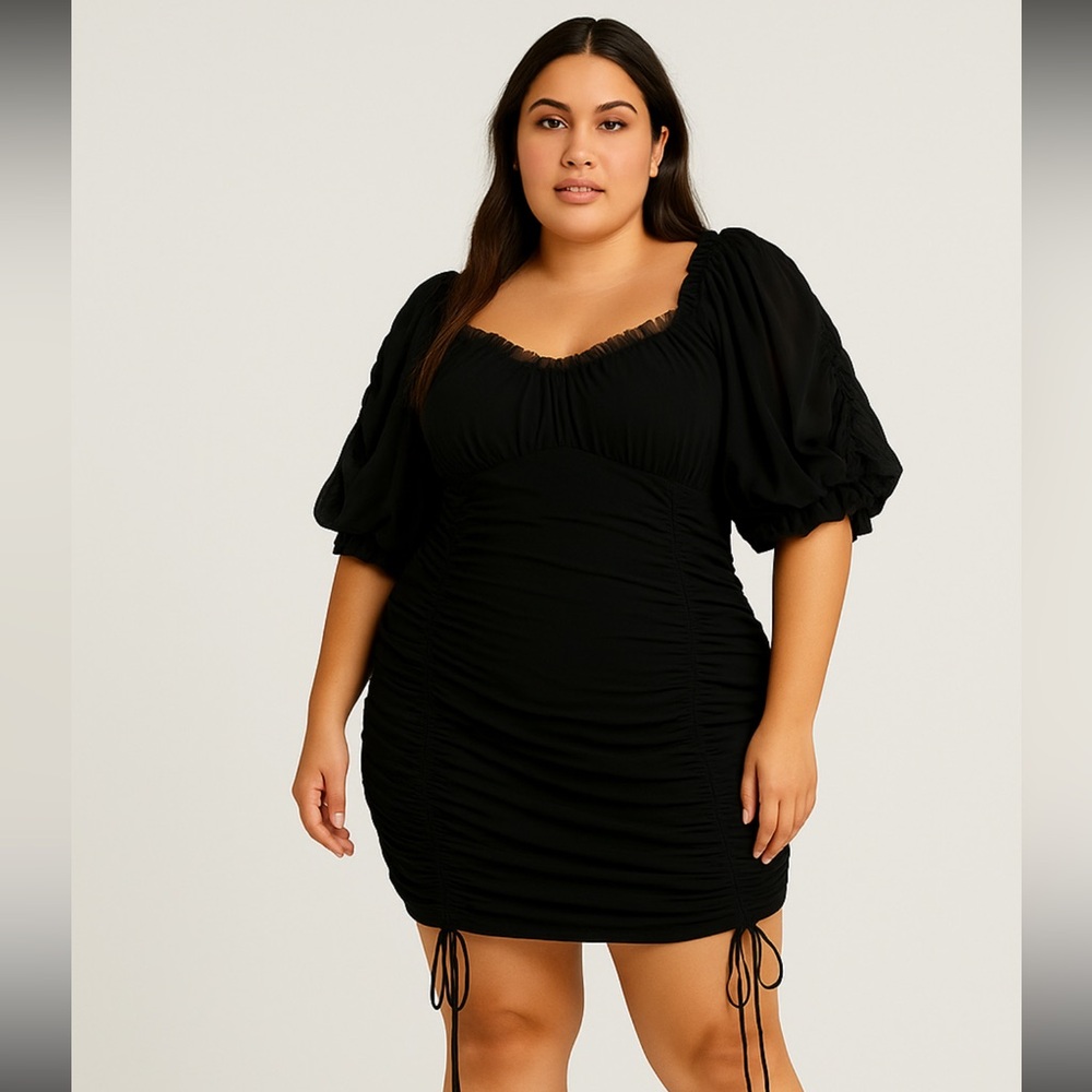 Joyfolie Mia Joy Alyssa Dress in Black